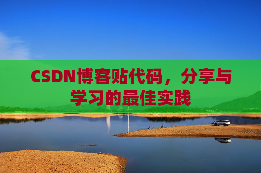 CSDN博客贴代码，分享与学习的最佳实践
